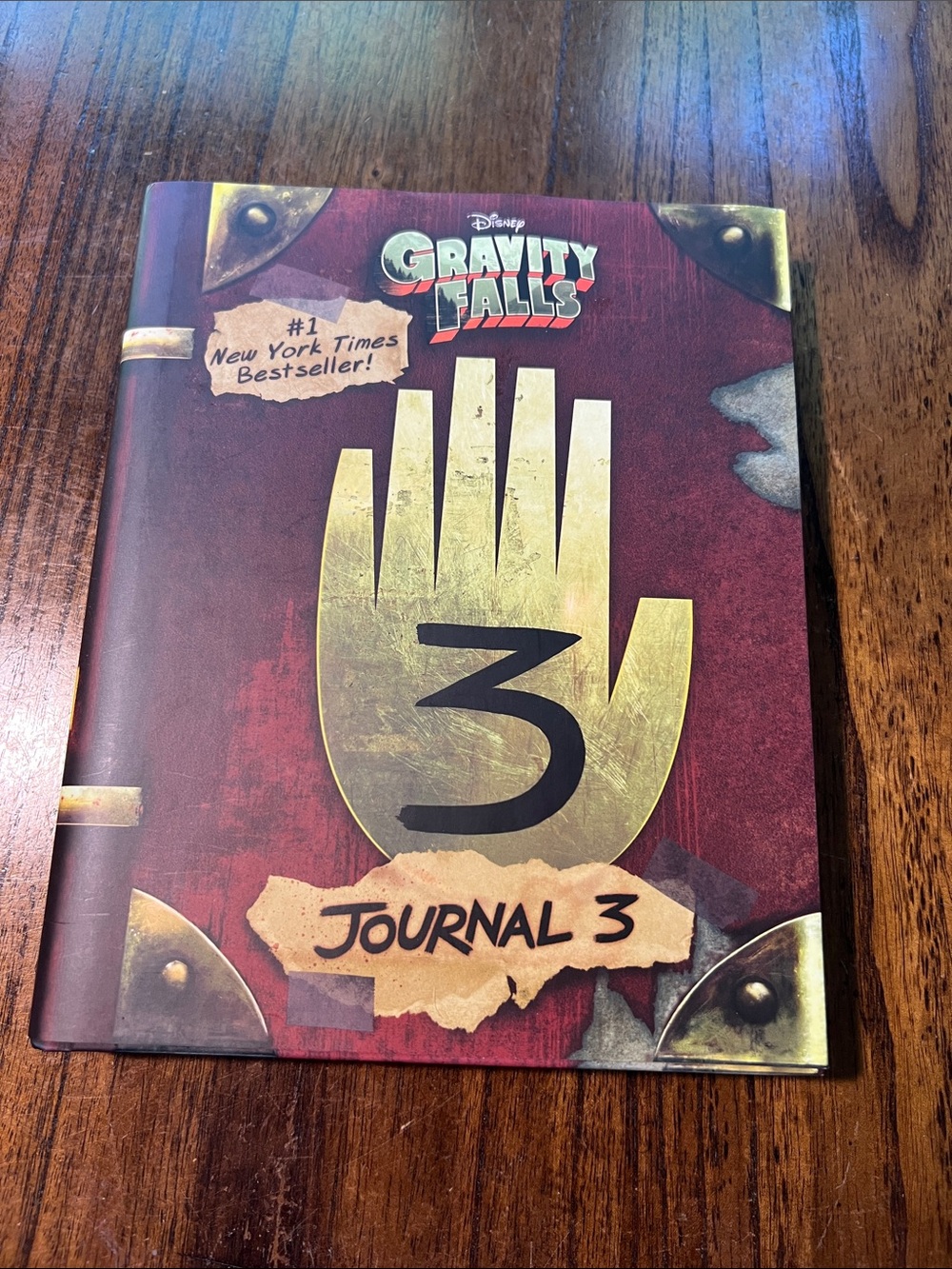 Disney Gravity Falls Journal 3 — Red & Gold Cover